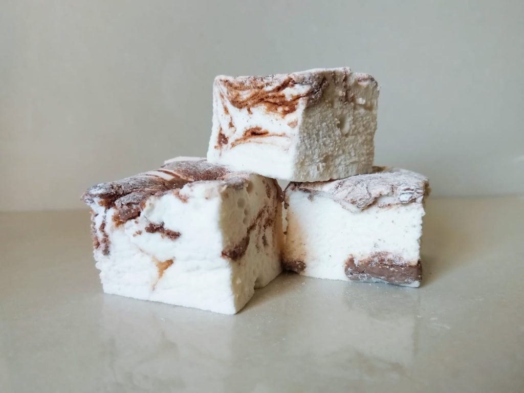 Chocolate marshmallows